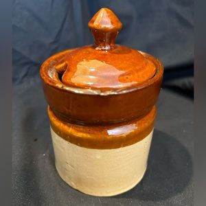 Sango Nova Brown Sugar Canister/ Ceramic